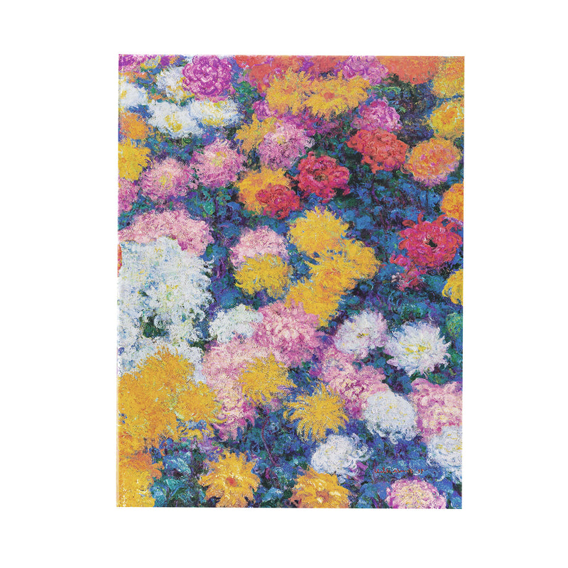 Monet's Chrysanthemums Ultra Lined Hardcover Journal, 144pg, 120GSM by Paperblanks (Monet's Chrysanthemums)