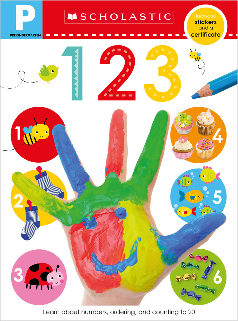 123 Pre-K Workbook: Scholastic Early Learners (Skills Workbook)