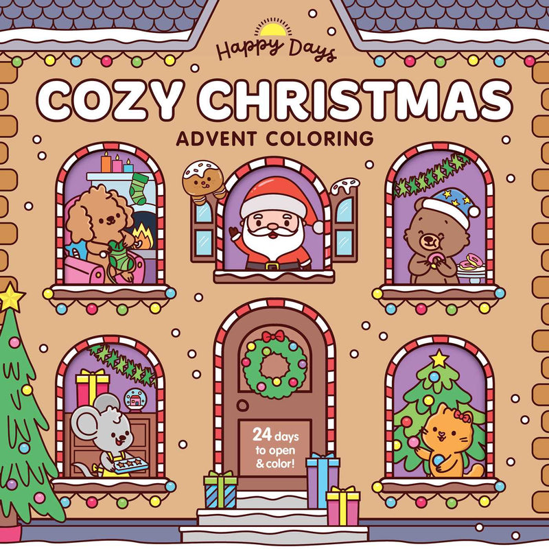 Cozy Christmas Advent Coloring Book