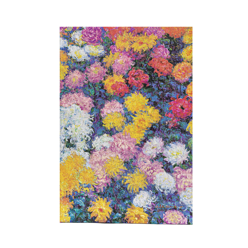 Monet's Chrysanthemums Mini Lined Hardcover Journal, 176pg, 85GSM by Paperblanks (Monet's Chrysanthemums)