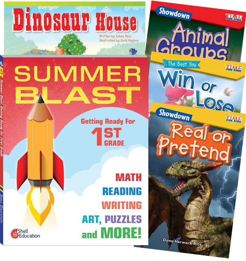 Learn-at-Home: Summer Reading Bundle Grade 1: 5-Book Set