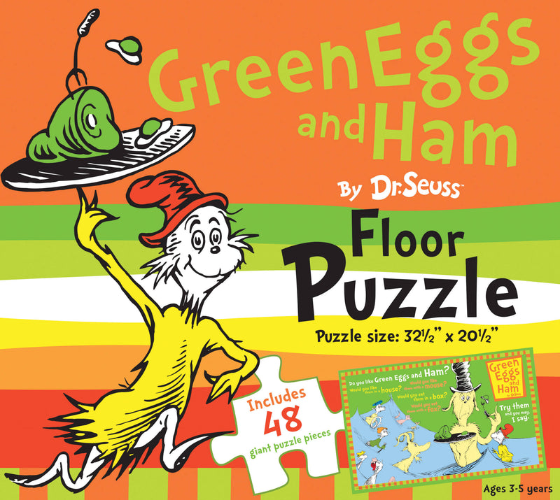 Green Eggs and Ham by Dr. Seuss Floor Puzzle