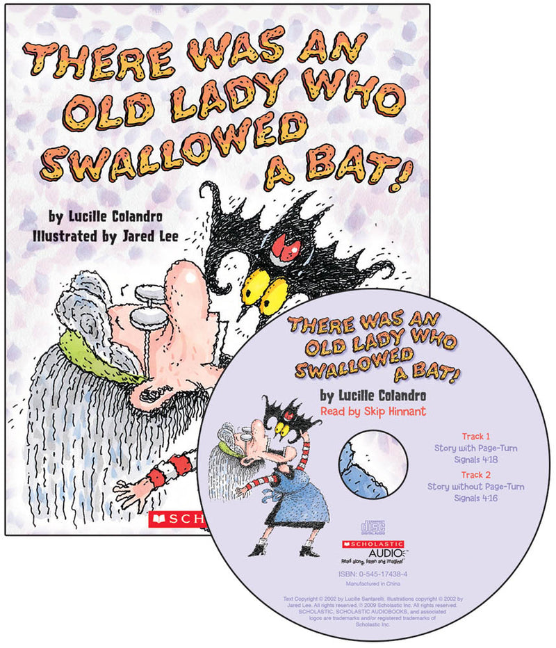 There Was an Old Lady Who Swallowed a Bat! - Audio Library Edition