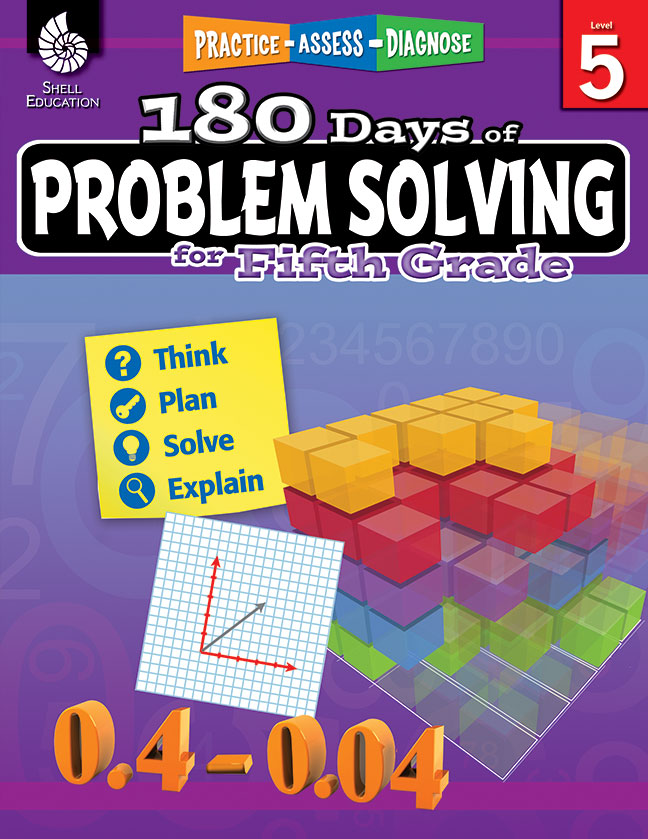180 Days: Problem Solving for Fifth Grade: Practice, Assess, Diagnose
