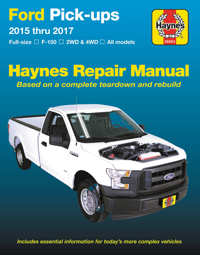 Ford Full-Size F-150 2WD & 4WD Pick-Ups 2015 thru 2017 Haynes Repair Manual