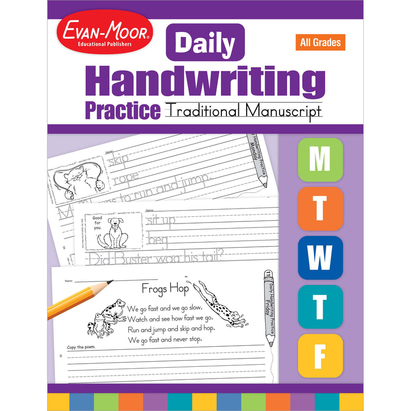 Daily Handwriting Traditional Manuscript Te