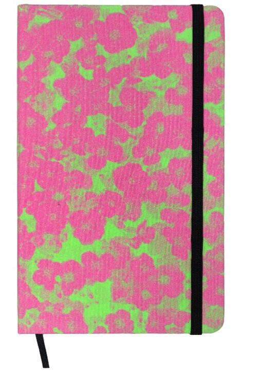 Moleskine Notebook Urban Outfitters, Large, Ruled, Green/Pink, Hard Cover (5 x 8.25)