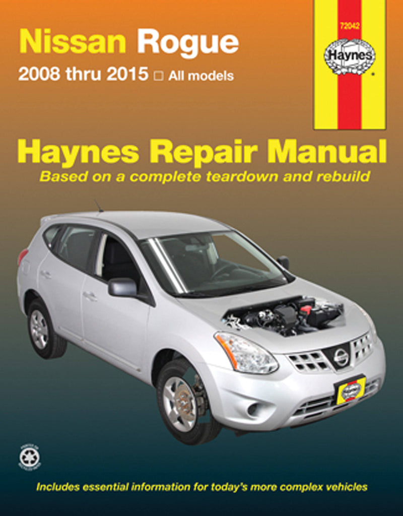 Nissan Rogue 2008 thru 2015 all model