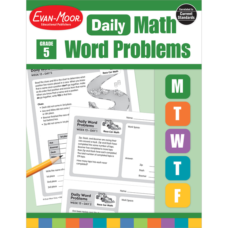 Daily Word Problems, Grade 5