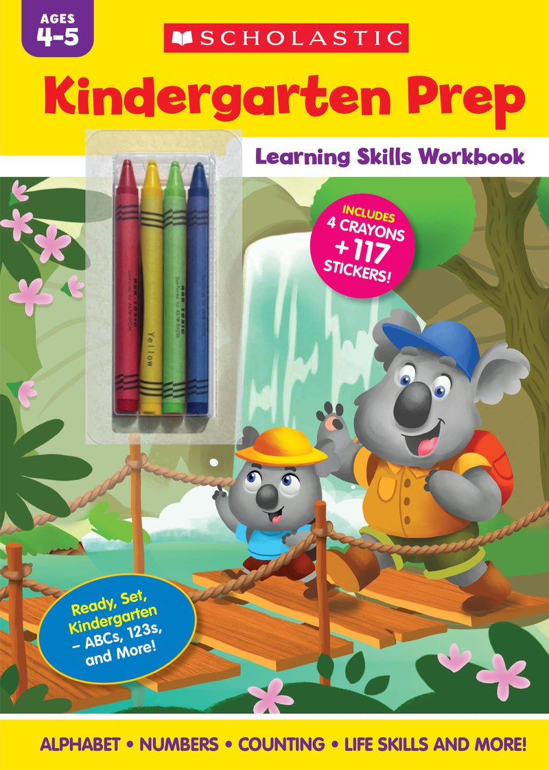 Kindergarten Prep Learning Skills Workbook