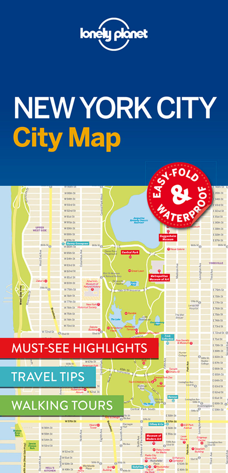 Lonely Planet New York City Map 1