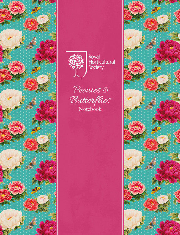 RHS Peonies and Butterflies Notebook