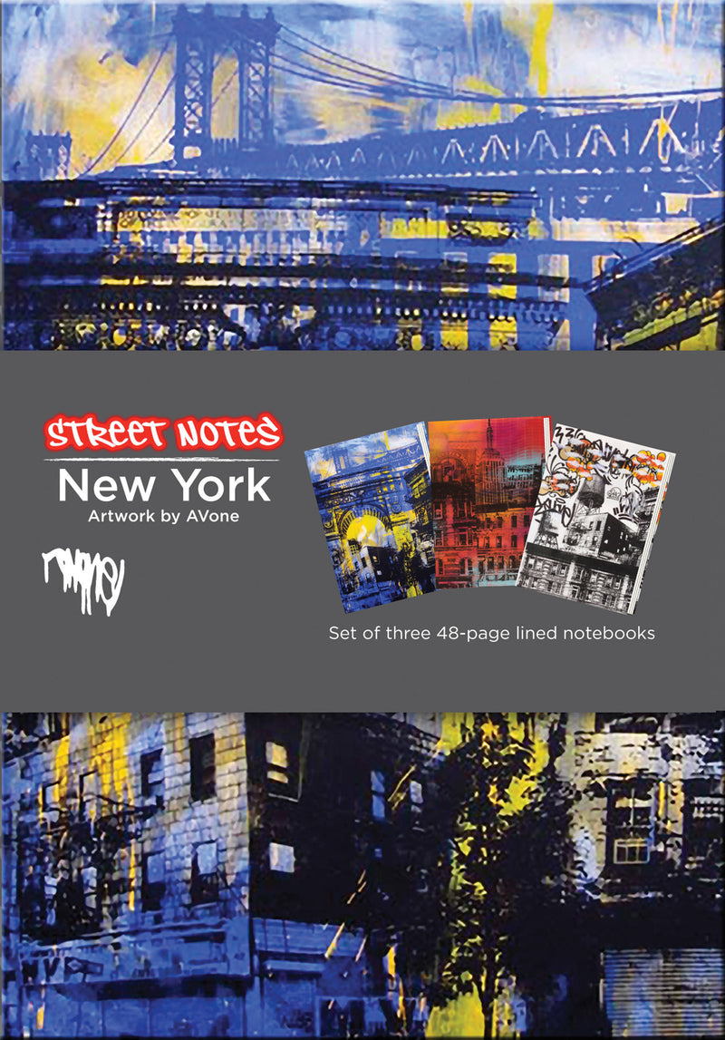 Street Notes-New York Artwork by AVone