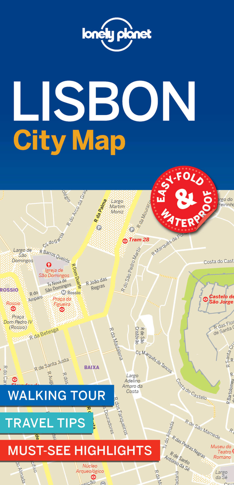 Lonely Planet Lisbon City Map