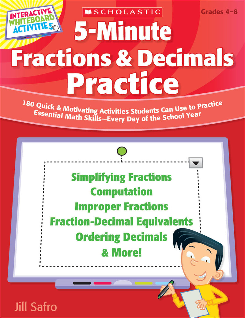 5-Minute Fractions & Decimals Practice