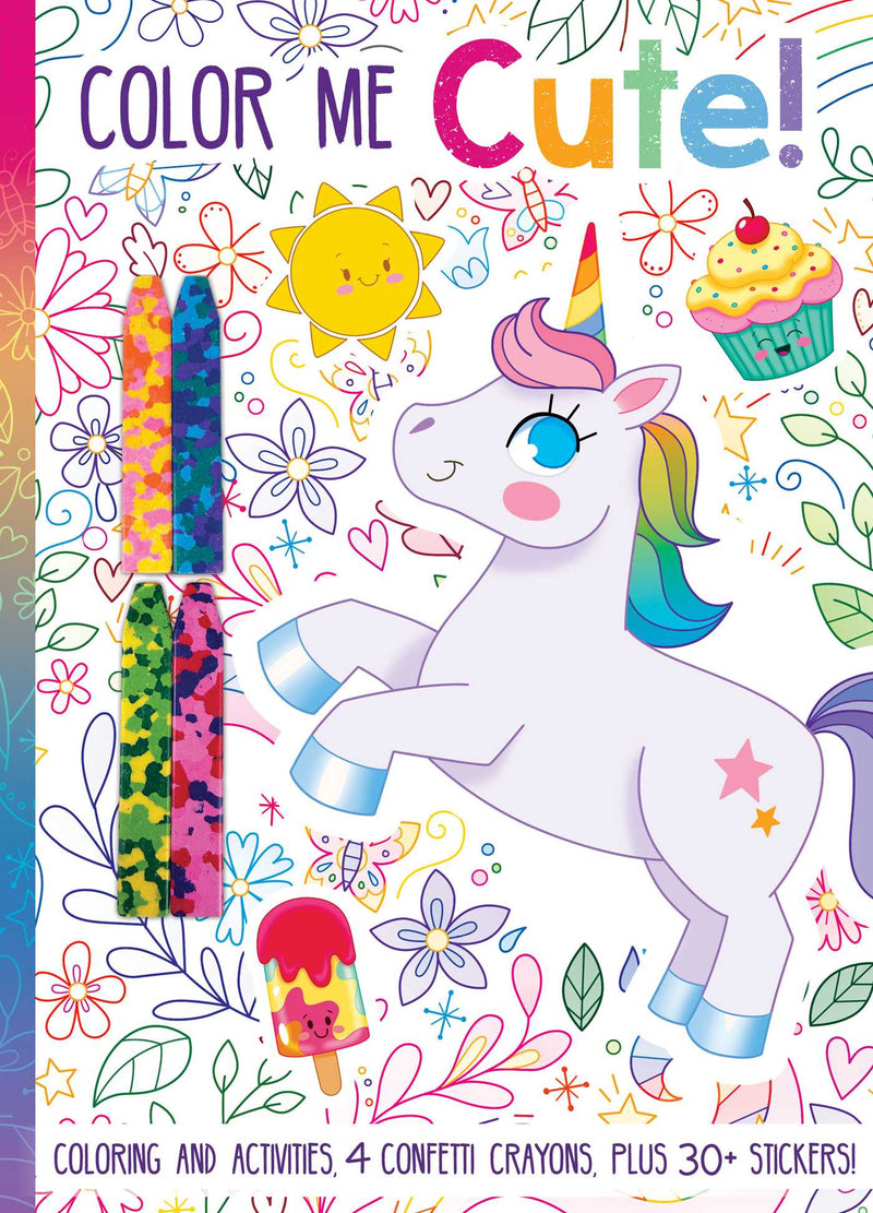 Color Me Cute! With Confetti Crayons and Stickers