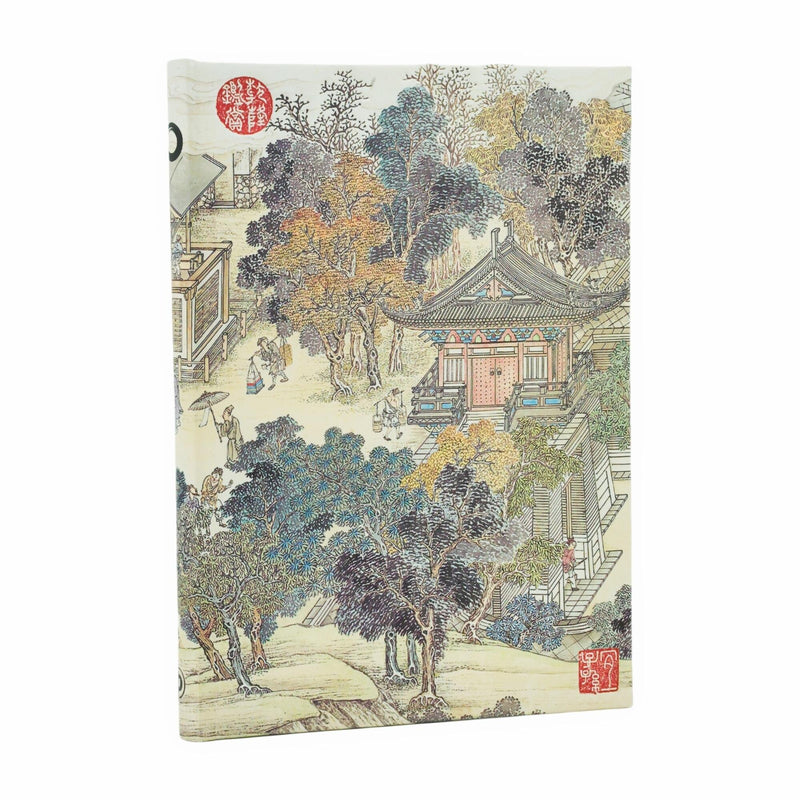 Golden Age of Prosperity Midi Lined Hardcover Journal, 144pg, 120GSM, Deji Art Museum Collection by Paperblanks (An Era in Jinling)
