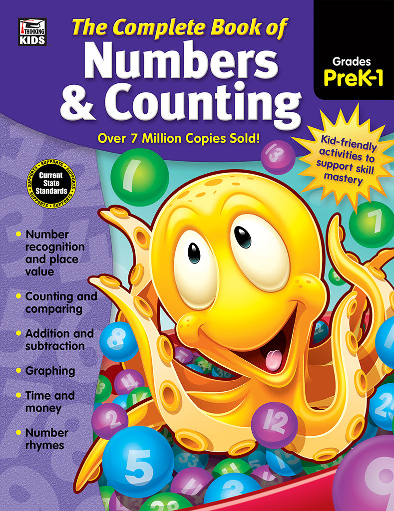 The Complete Book of Numbers & Counting, Grades PK - 1