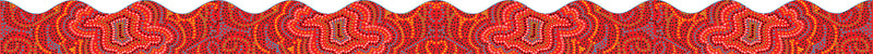 Aboriginal Art Scalloped Trimmer