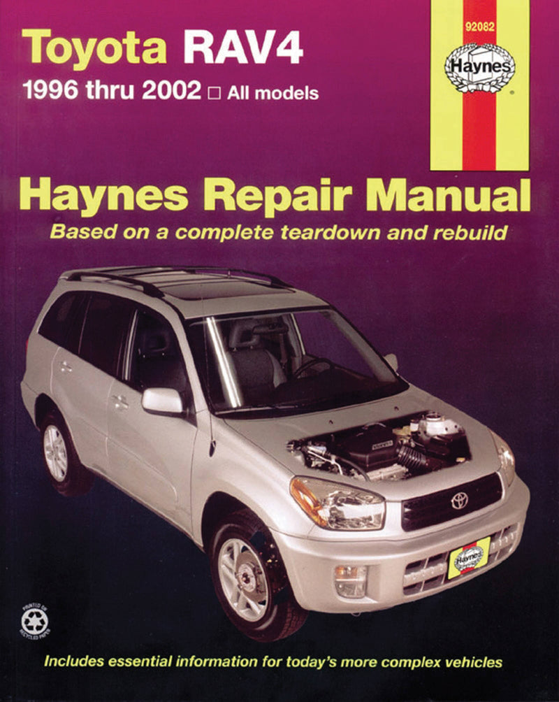 Toyota RAV4 1996 thru 2012 Haynes Repair Manual
