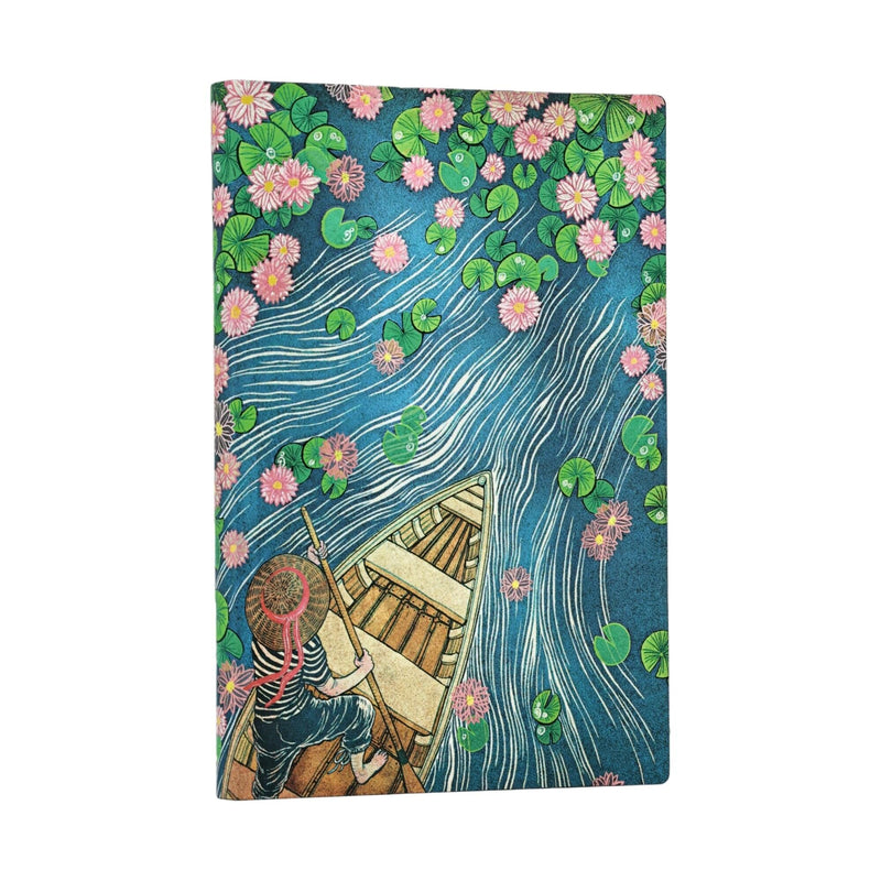 Lotus River Mini Unlined Softcover Journal, 208pg, 80GSM by Paperblanks (Living with Yuko)