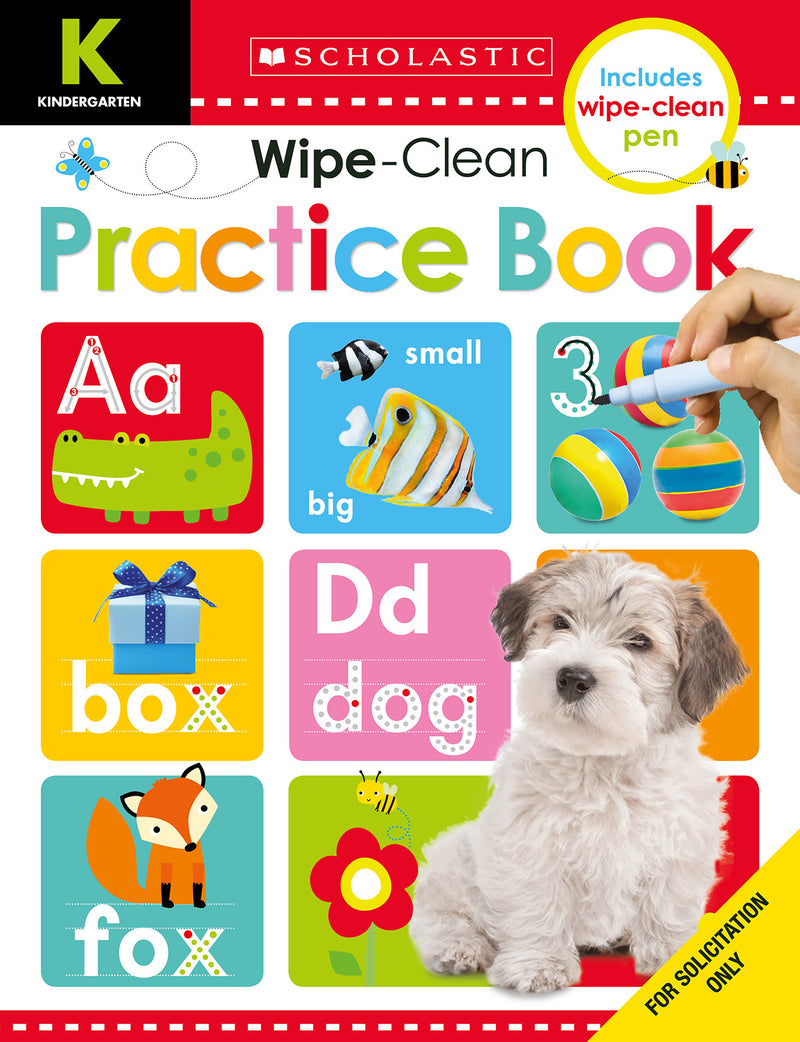 Wipe Clean Workbooks: Kindergarten Practice Book (Scholastic Early Learners)