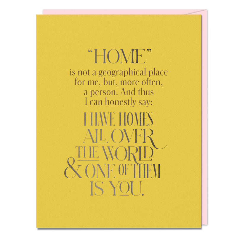 Homes All Over the World Card