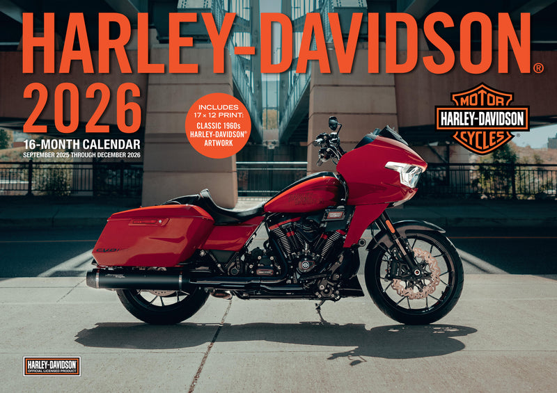 Harley-Davidson 2026 17x12