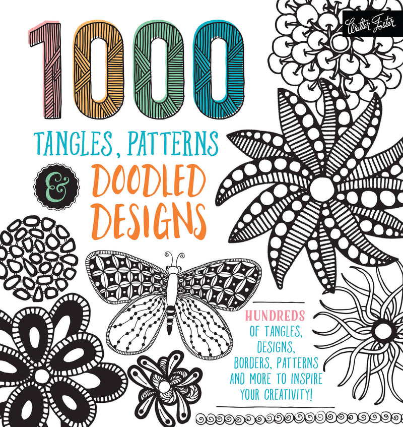 1,000 Tangles, Patterns & Doodled Designs