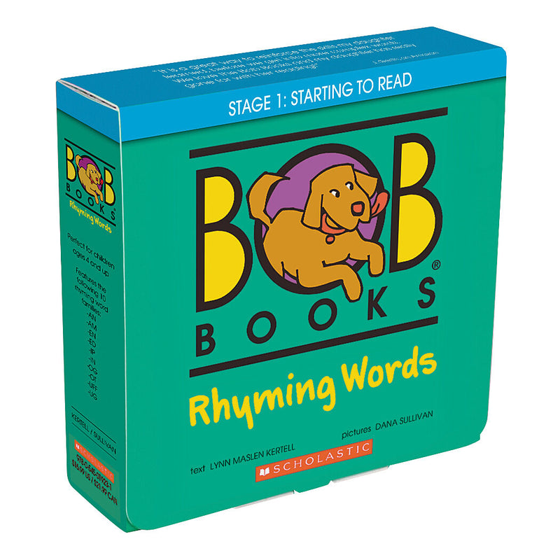 Bob Books - Rhyming Words Box Set of 10 Paperbacks | Decodable Phonics Books, Ages 4 and up, Kindergarten, Flashcards (Stage 1: Starting to Read)