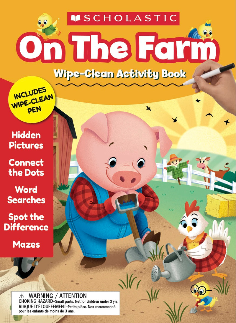 On the Farm Wipe-Clean Activity Book