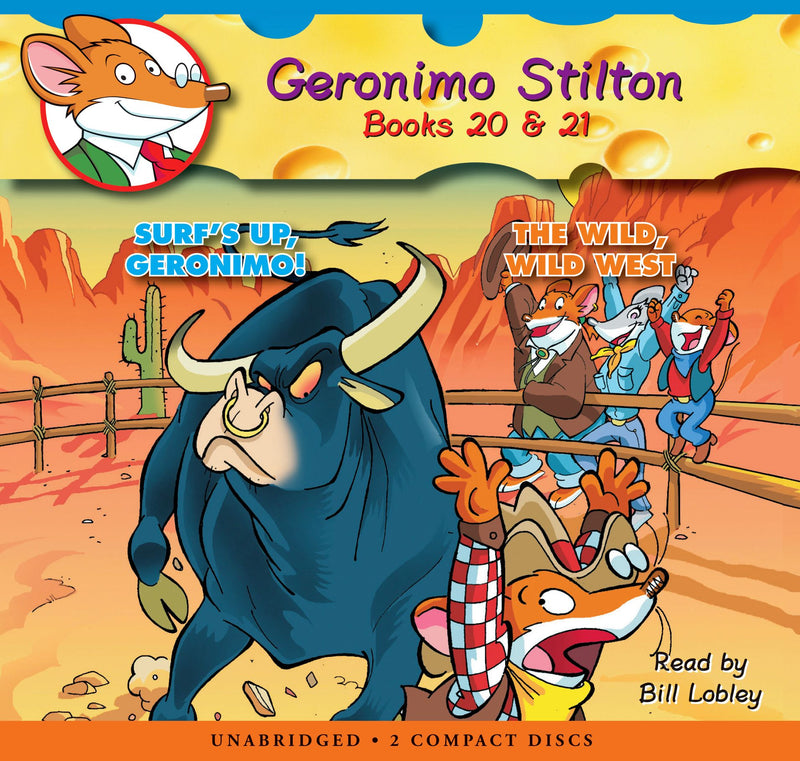 Surf's Up, Geronimo! / The Wild, Wild West (Geronimo Stilton Audio Bindup #2 & 21)