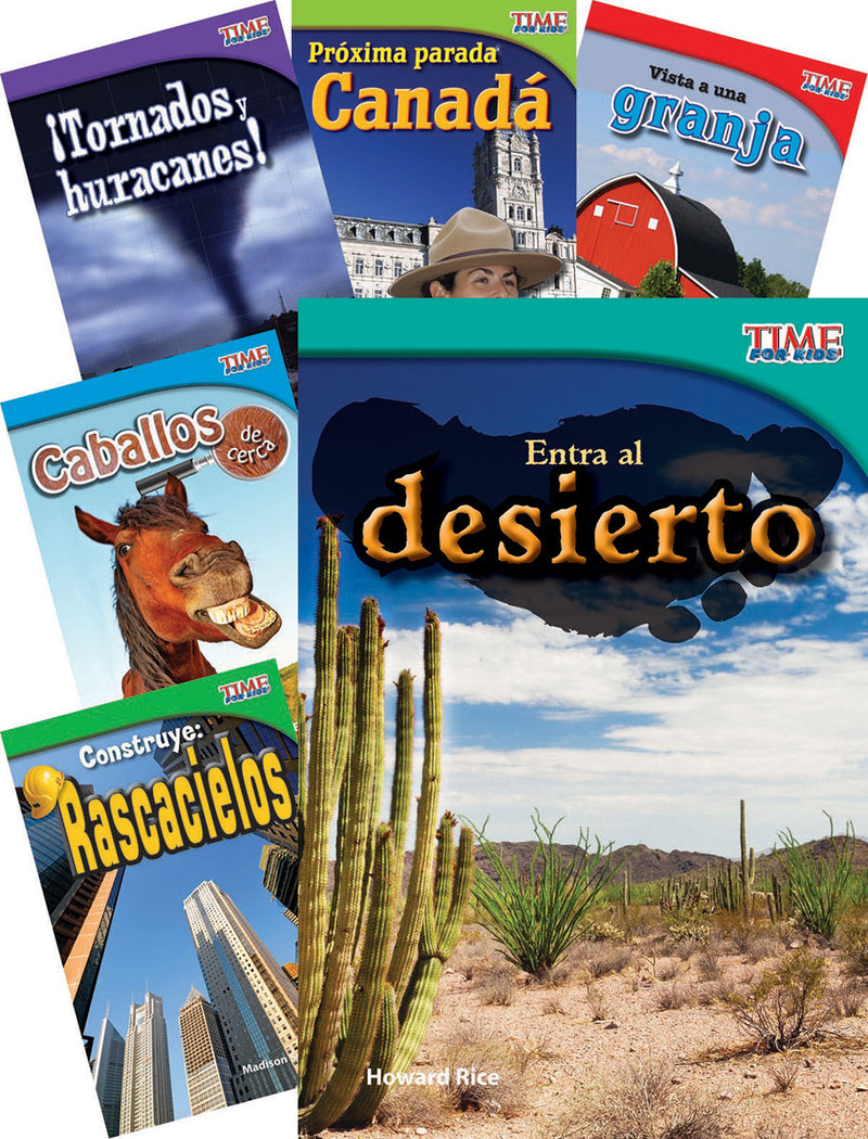 TIME FOR KIDS® Informational Text Grade 2 Spanish Readers Set 2 10-Book Set