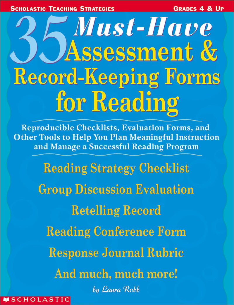 35 Must-Have Assessment & Record-Keeping Forms for Reading