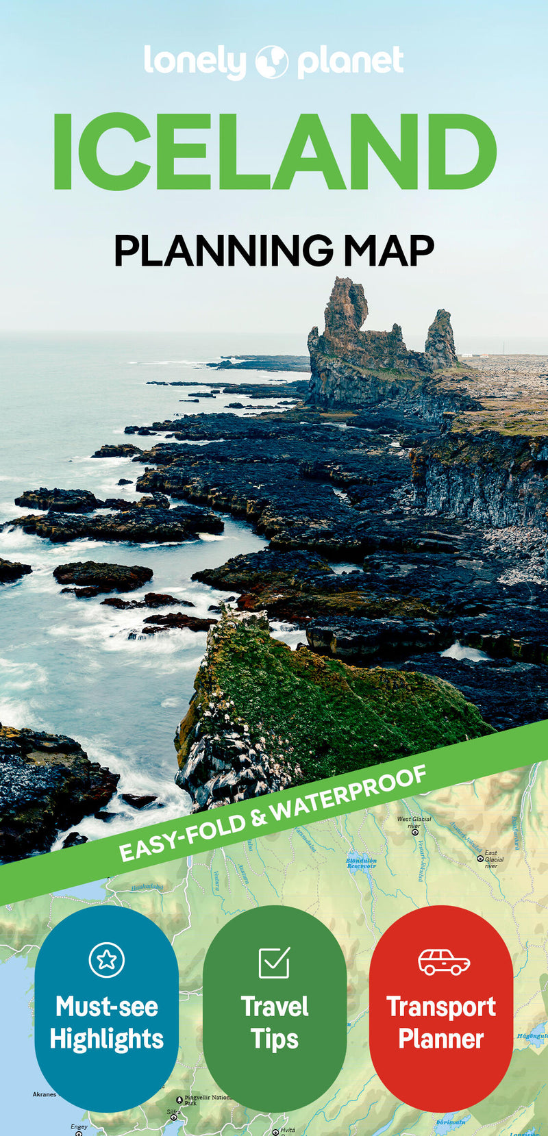 Lonely Planet Iceland Planning Map