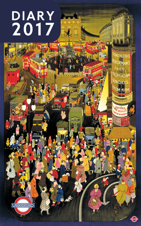 London Underground Poster Diary 2017