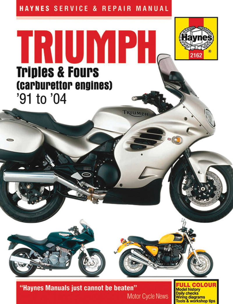 Triumph Triples & Fours (carburettor engines) '91 to '04