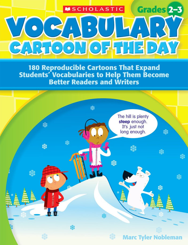Vocabulary Cartoon of the Day for Grades 2-3