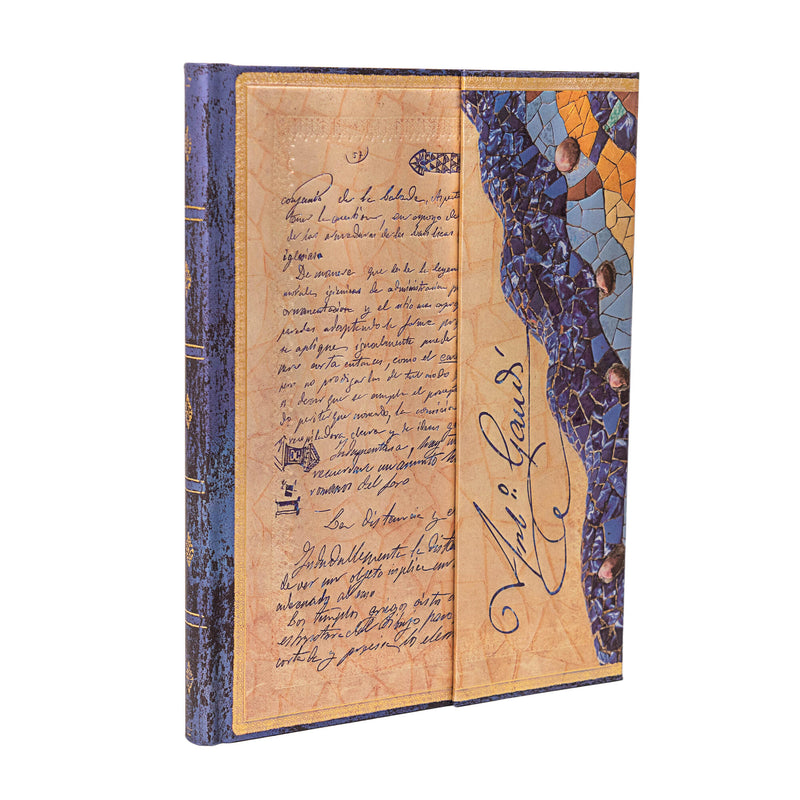 Gaudi, The Manuscript of Reus Ultra Lined Hardcover Journal, 144pg, 120GSM, Antoni Gaudi Collection by Paperblanks (Embellished Manuscripts Collection)