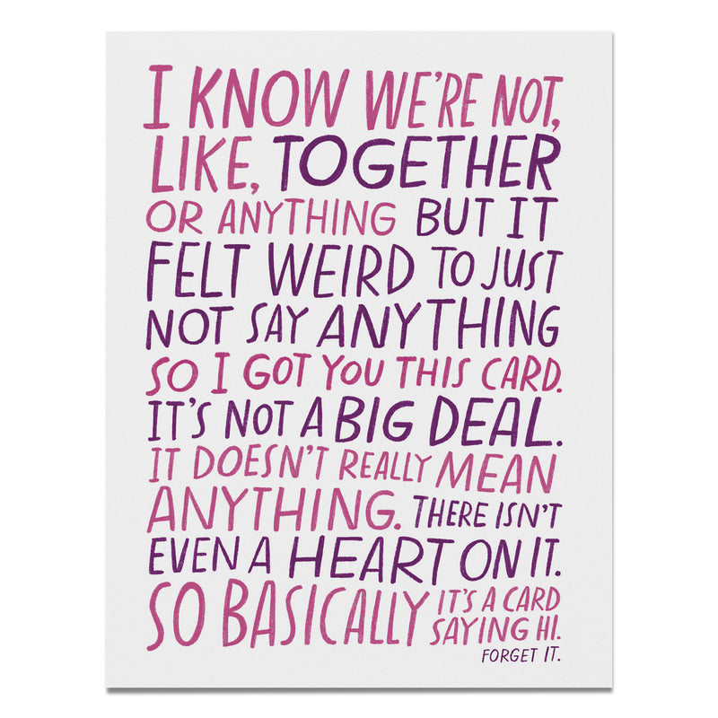 Awkward Dating Card