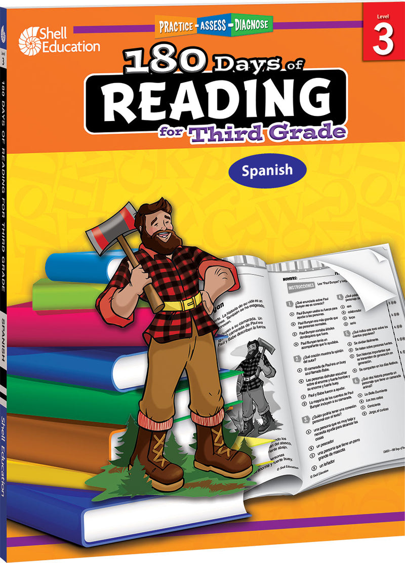 180 Days: Reading for Third Grade: Practice, Assess, Diagnose
