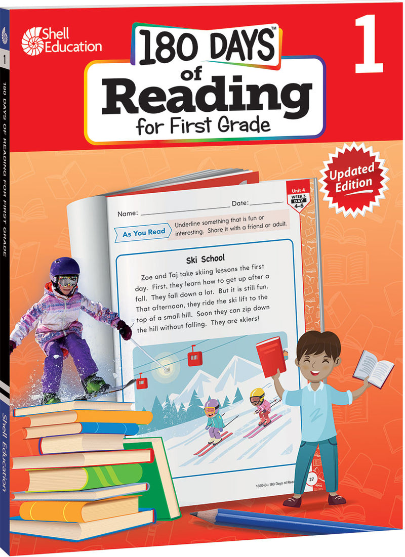 180 Days: Reading for First Grade, 2nd Edition: Practice, Assess, Diagnose