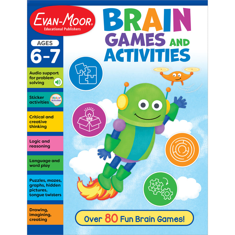 Brain Games And Activities, Ages 6-7