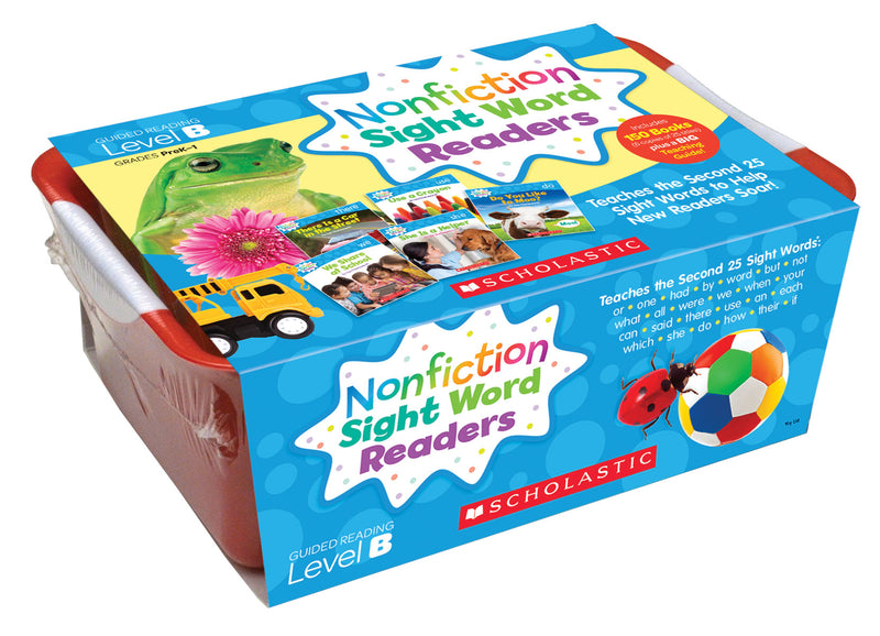 Nonfiction Sight Word Readers Classroom Tub Level B
