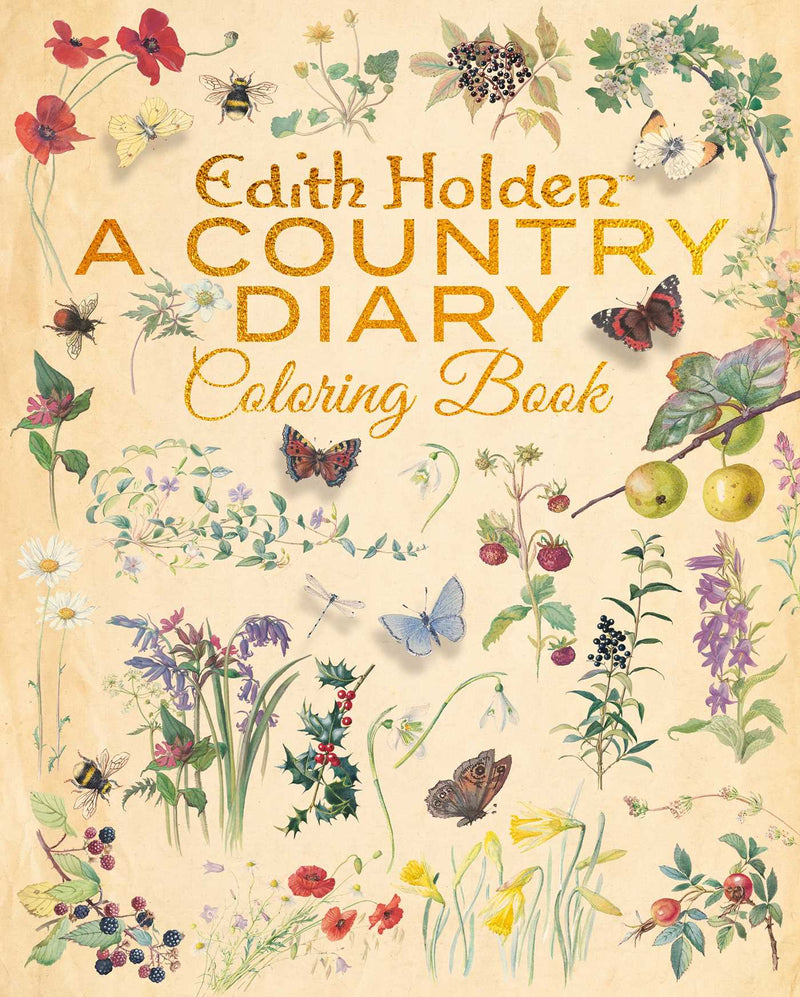 Edith Holden: A Country Diary Coloring Book