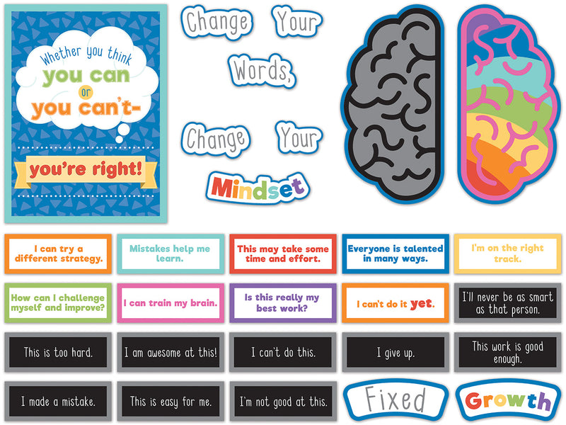 Growth Mindset Bulletin Board Set