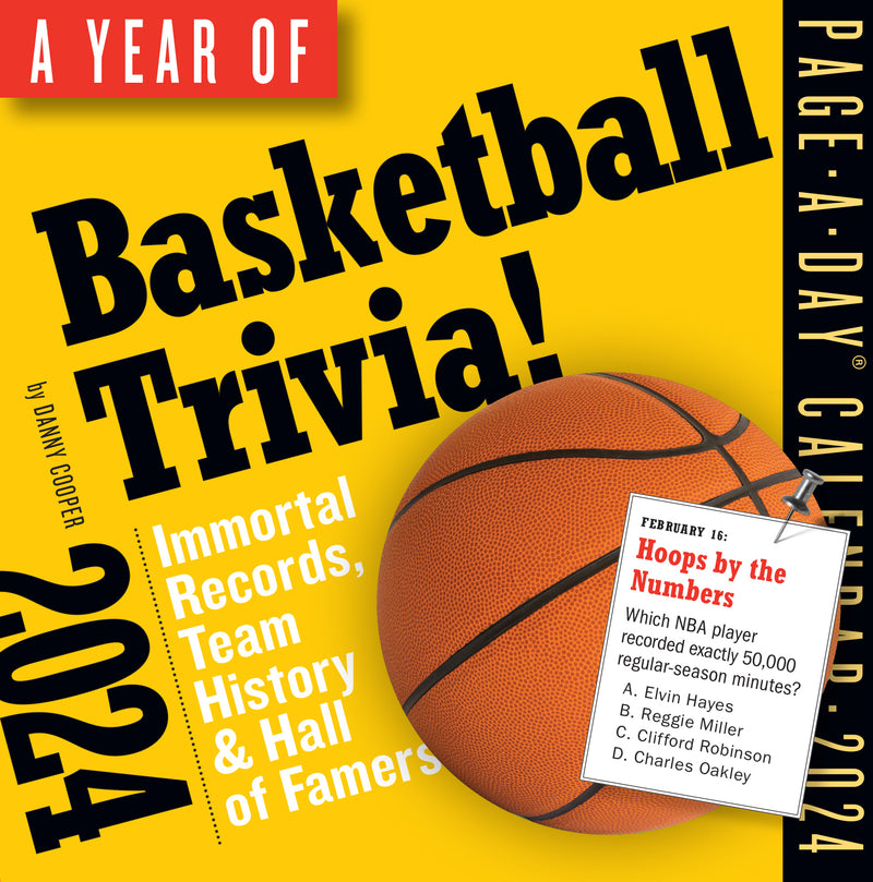 A Year of Basketball Trivia! Page-A-Day Calendar 2024