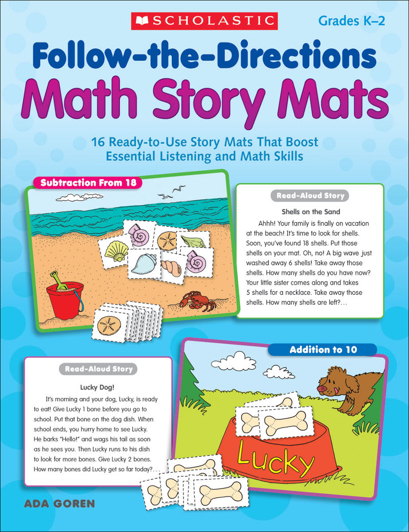Follow-the-Directions Math Story Mats