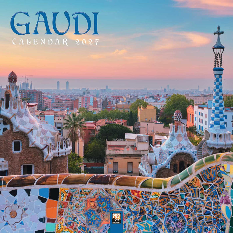 Gaudí Wall Calendar 2027 (Art Calendar)