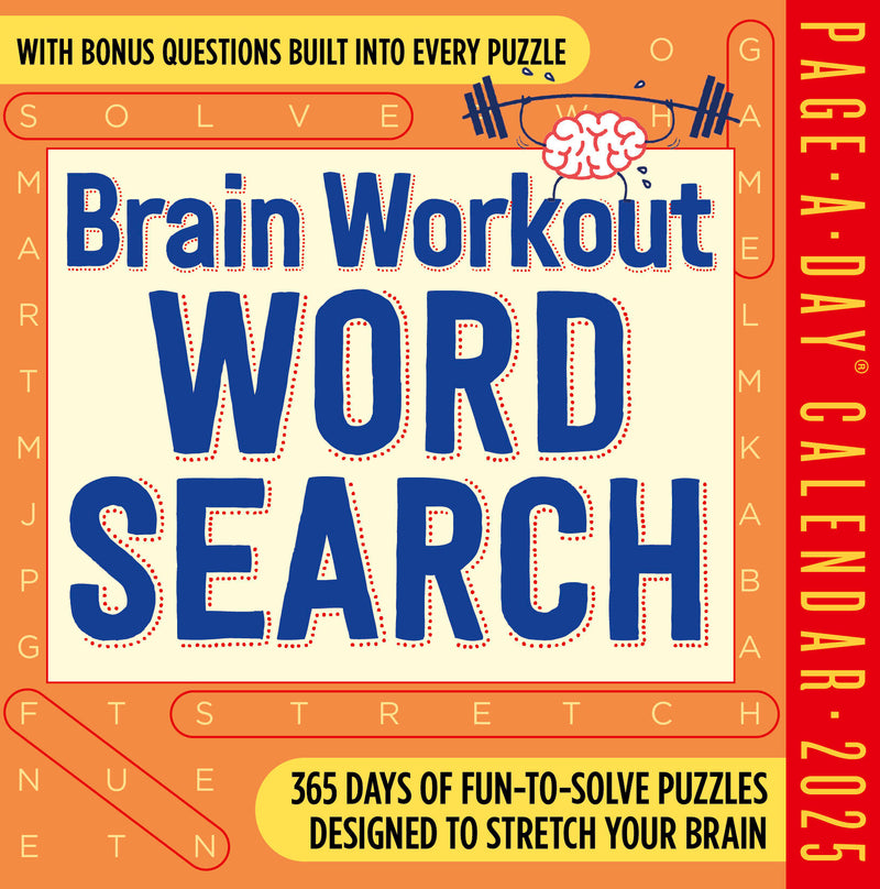 Brain Workout Word Search Page-A-Day® Calendar 2025